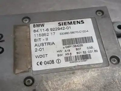 Second-hand car spare part Electronic Module for BMW SERIE X5 (E53) 3.0d [3.0 Ltr. - 160 kW Turbodiesel CAT] OEM IAM references 8411692294201 6922942  N1.Z2.4.4.2