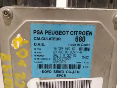 Pezzo di ricambio per auto di seconda mano modulo elettronico per citroen c2 by loeb riferimenti oem iam 9658468080 6900000809a  n1.z2.4.3.3