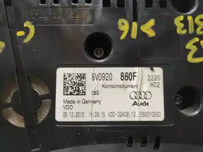 Second-hand car spare part dashboard for audi a3 (8vk) design edition oem iam references 8v0920860f  n1.z2.1.1.3