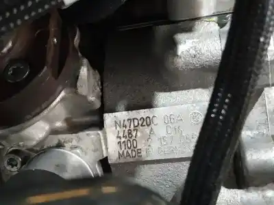 Second-hand car spare part complete engine for bmw serie 3 touring (e91) 318d oem iam references n47d20c  n1.z1.39.2.b