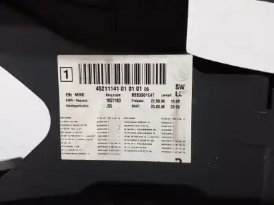Peça sobressalente para automóvel em segunda mão  por BMW SERIE 3 TOURING (E91)  Referências OEM IAM 1827183  N1.Z2.3.9.0