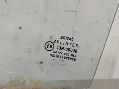 Peça sobressalente para automóvel em segunda mão vidro custódia triangular frente esquerdo por smart coupe básico (45kw) referências oem iam   n2.z1.12.5.b