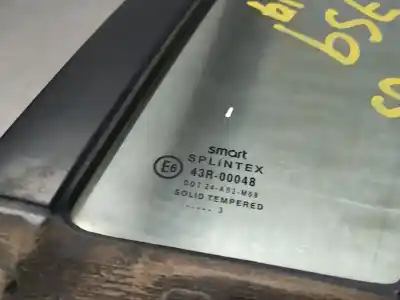 Peça sobressalente para automóvel em segunda mão vidro custódia triangular frente esquerdo por smart coupe básico (45kw) referências oem iam   n2.z1.12.5.b