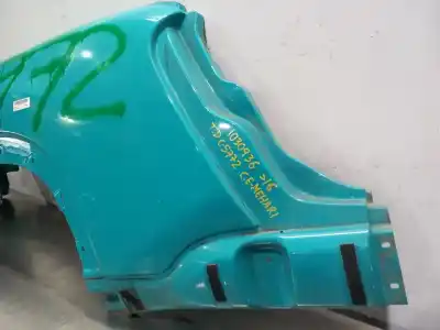 Second-hand car spare part right rear fin (cut) for citroen e-mehari basis 68 cv / 50 kw oem iam references   n5.z1.6.18.b