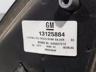 Second-hand car spare part right rearview mirror for opel combo tour enjoy 94 cv / 69 kw oem iam references   n1.z1.17.2.m