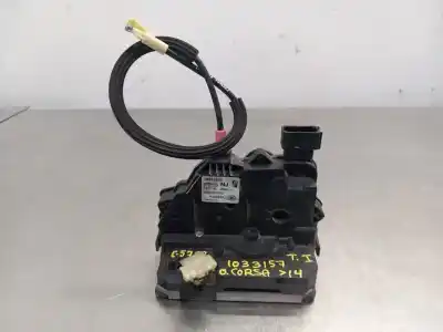 Peça sobressalente para automóvel em segunda mão fechadura da porta traseira esquerda por opel corsa e business referências oem iam 13431842 0325407955