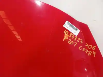 Peça sobressalente para automóvel em segunda mão capot por peugeot 207 confort referências oem iam   n5.z1.4.9.a