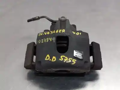 Автозапчастина б/у передній правий гальмівний супорт для chrysler voyager (rg) 2.5 crd se grand voyager посилання на oem iam 542ag