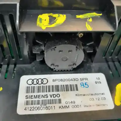 Автозапчастина б/у контроль опалення / кондиціонації для audi a3 (8p) 2.0 tdi ambiente quattro посилання на oem iam 412206018011  