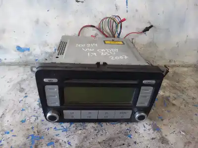 Second-hand car spare part audio system / radio cd for volkswagen caddy ka/kb (2k) 1.9 tdi oem iam references 1k0035186t  