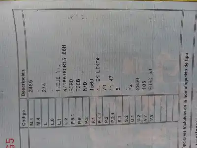 Pezzo di ricambio per auto di seconda mano riduttore per ford transit courier trend riferimenti oem iam ba6r7002abf  