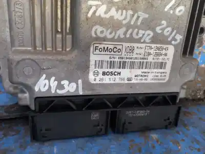 Peça sobressalente para automóvel em segunda mão centralina de motor uce por ford transit courier (c4a) transit courier referências oem iam 0261s12766  