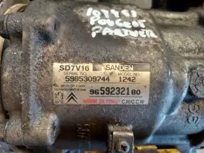 Pezzo di ricambio per auto di seconda mano COMPRESSORE ARIA CONDIZIONATA per PEUGEOT PARTNER (S2) * Riferimenti OEM IAM 9659232180  