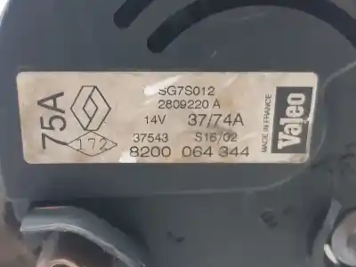 Автозапчасти б/у генератор за renault clio ii fase ii (b/cb0) expression ссылки oem iam 8200064344