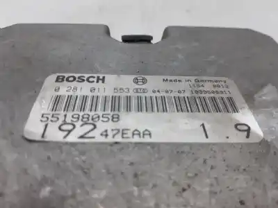Tweedehands auto-onderdeel ECU MOTORCONTROLLER voor FIAT STILO (192)  OEM IAM-referenties 55198058  
