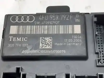 Автозапчасти б/у комфортный модуль за audi a6 c6 (4f2) 2.0 tdi ссылки oem iam 4f0959792  