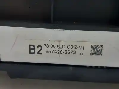 Peça sobressalente para automóvel em segunda mão quadrante por honda fr-v (be) 1.7 (be1) referências oem iam 78100sjdg012  
