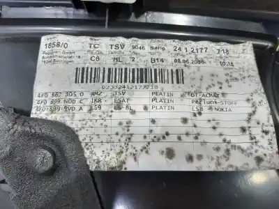 Автозапчасти б/у обивка задней левой двери за audi a6 c6 (4f2) 2.0 tdi ссылки oem iam 4f0867305d  