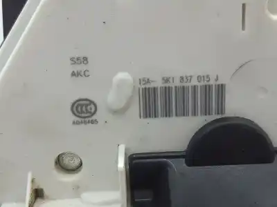 Автозапчастина б/у замок передніх дверей лівий для seat leon st (5f8) reference edition 116 cv / 85 kw посилання на oem iam 5k1837015j  