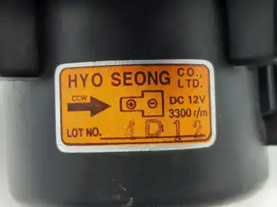 Peça sobressalente para automóvel em segunda mão ventilador de aquecimento por kia rio (bc) 1.5 ls berlina referências oem iam 4d28a