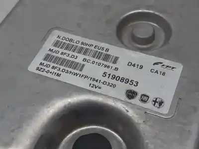 Second-hand car spare part ecu engine control for fiat doblo active oem iam references 51908935  