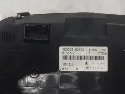 Peça sobressalente para automóvel em segunda mão quadrante por fiat doblo active referências oem iam 51867720