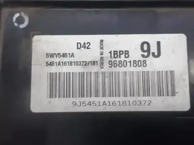 Peça sobressalente para automóvel em segunda mão centralina de motor uce por chevrolet matiz se referências oem iam 96801808