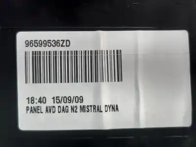 Автозапчасти б/у обивка передней правой двери за citroen c4 picasso vtn@v 120 cv / 88 kw ссылки oem iam 96599536zd  