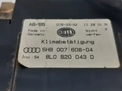 Автозапчастина б/у клімат-контроль для audi a3 (8l) 1.9 tdi посилання на oem iam 8l0820043d  