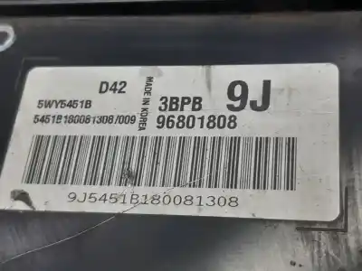 Second-hand car spare part ecu engine control for chevrolet matiz se oem iam references 96801808  