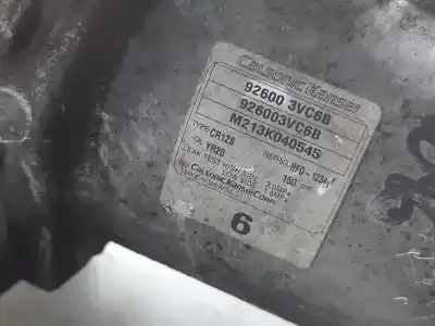 Peça sobressalente para automóvel em segunda mão COMPRESSOR DE AR CONDICIONADO A/A A/C por NISSAN NOTE (E12)  Referências OEM IAM 926003VC6B  