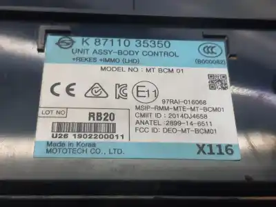 Автозапчасти б/у электронный модуль за ssangyong tivoli line 4x2 ссылки oem iam 8711035350