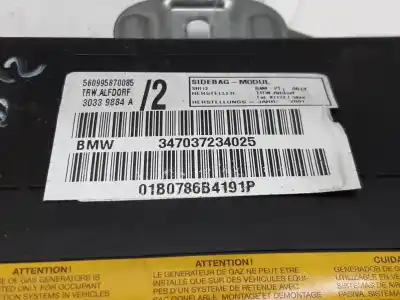 Peça sobressalente para automóvel em segunda mão airbag do lado direito por bmw serie 3 coupe (e46) 320 ci referências oem iam 30339884a
