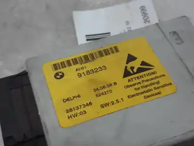 Second-hand car spare part electronic module for bmw serie 5 berlina (e60) 520d oem iam references 9183233  