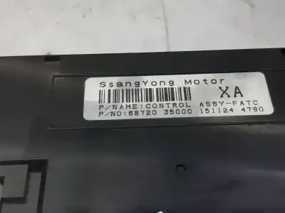 Автозапчастина б/у клімат-контроль для ssangyong tivoli premium 4x2 посилання на oem iam 6872035000  
