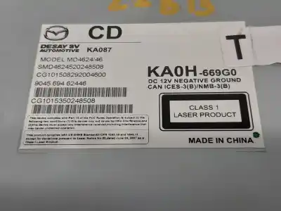 Second-hand car spare part gps navigation system for mazda cx-5 style 2wd oem iam references ka0h669g0  