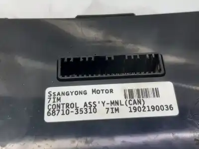 Автозапчасти б/у климат-контроль за ssangyong tivoli line 4x2 ссылки oem iam 6871035310  