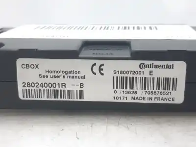 Pezzo di ricambio per auto di seconda mano modulo elettronico per renault megane iii sport tourer expression riferimenti oem iam 280240001r