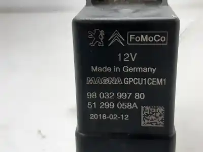 Second-hand car spare part glow plug for peugeot 208 style oem iam references 9803299780