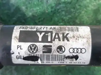 Peça sobressalente para automóvel em segunda mão transmissão dianteira direita por audi a5 sportback (8t) 2.0 tdi (140kw) referências oem iam 8k0407271ak