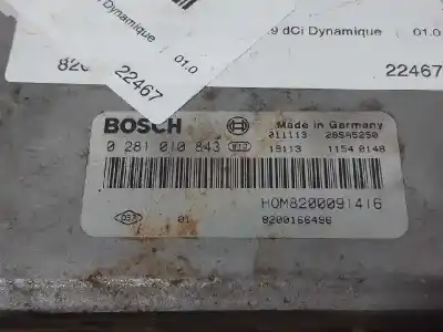 Автозапчасти б/у блок управления двигателем за renault scenic rx4 (ja0) 1.9 dci salomon ссылки oem iam 8200091416  