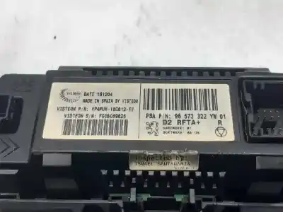 Peça sobressalente para automóvel em segunda mão comando de sofagem (chauffage / ar condicionado) por peugeot 407 st sport referências oem iam 96573322