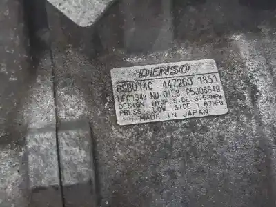 Peça sobressalente para automóvel em segunda mão compressor de ar condicionado a/a a/c por bmw serie 3 coupe (e92) e92 coupé 320d referências oem iam 4472601851  