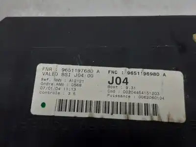 İkinci el araba yedek parçası bsi kontrol ünitesi için peugeot 307 break / sw (s1) xr clim plus oem iam referansları 9651196980a  