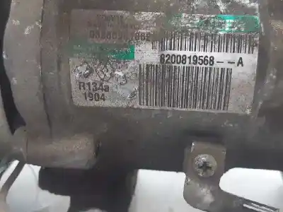 Second-hand car spare part air conditioning compressor for renault clio iii exception oem iam references 8200819568a  