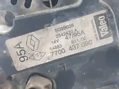 Автозапчастина б/у генератор для renault clio ii fase ii (b/cb0) expression посилання на oem iam 7700437090