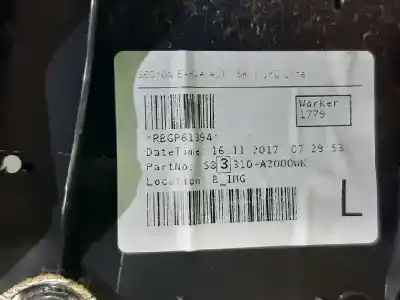 Автозапчасти б/у обивка задней левой двери за kia ceed tech 99 cv / 73 kw ссылки oem iam 83350a2010wk  