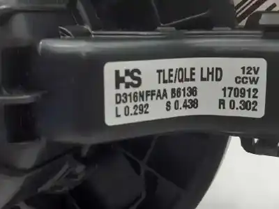 Автозапчасти б/у нагревательный вентилятор за hyundai tucson (tl, tle) 1.6 gdi ссылки oem iam d316nffaa  