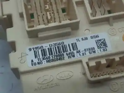 Автозапчасти б/у блок реле/предохранителей за hyundai tucson (tl, tle) 1.6 gdi ссылки oem iam 91950d3560  