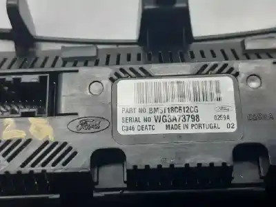 Peça sobressalente para automóvel em segunda mão comando de sofagem (chauffage / ar condicionado) por ford focus lim. (cb8) titanium referências oem iam bm5t18c612cg  